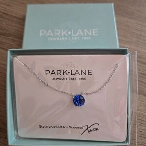Park Lane Impression Necklace - Sapphire Blue